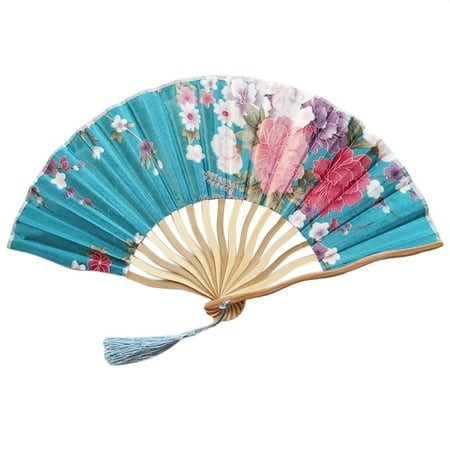 FNGZ Fans Clearance Promo Chinese Style Hand Held Fan Bamboo Paper Folding Fan Party Wedding Decor