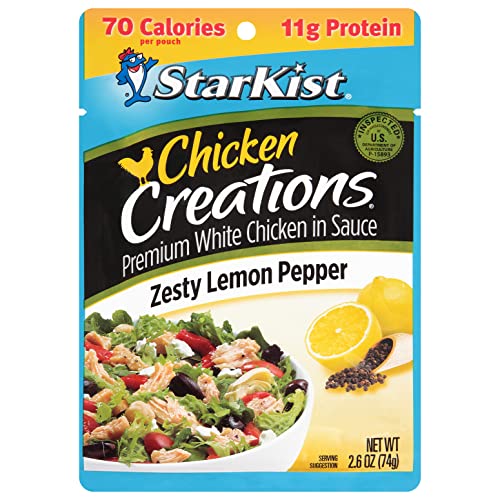 StarKist Chicken Creation Zesty Lemon Pepper, Single Serve Pouch, 2.6 Oz