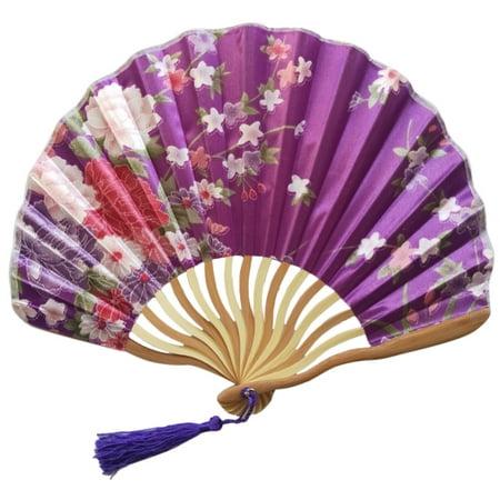 FNGZ Fans Clearance Promo Chinese Style Hand Held Fan Bamboo Paper Folding Fan Party Wedding Decor