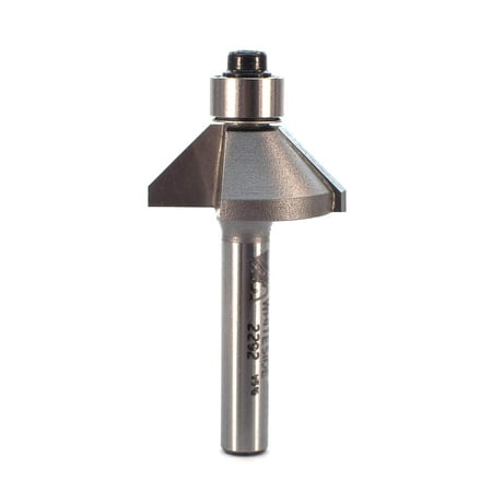 Router 2292 Chamfer Bit with 45-Degree 7/16-Inch Cutting Length