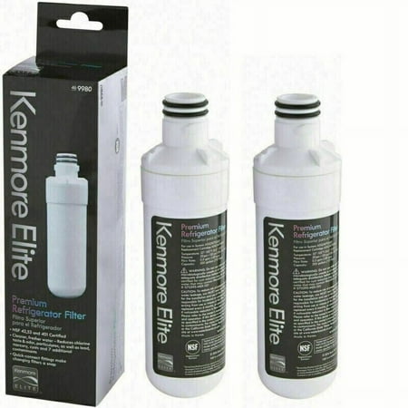 2Pack LG LT1000P Replacement Refrigerator Water Filter Fit for LG LT1000P 469980 46-9980 ADQ747935 GF-D706BSL Fresh Water Filter