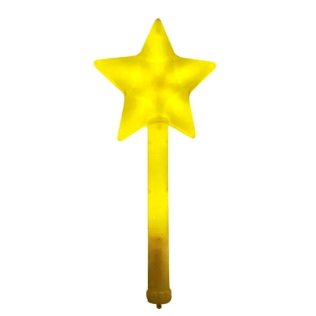 FNGZ Night Lights Clearance Promo Luminous Stick Star Toys Flashing Birthday Party Supplies for Party Light Stick LED Glow Festival Night Lights Yello