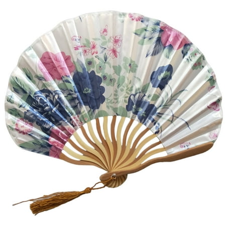 FNGZ Fans Clearance Promo Chinese Style Hand Held Fan Bamboo Paper Folding Fan Party Wedding Decor