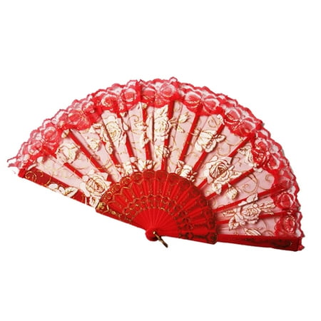 FNGZ Paper Fans Set Clearance Promo Folding Fans Handheld Fans Bamboo Fans Women S Hollowed Bamboo Hand Holding Fan