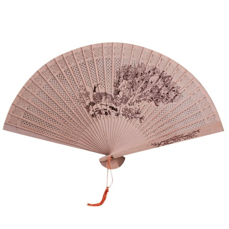 FNGZ Fans Clearance Promo Chinese Traditional Hollow Fan Wooden Hand Made Exquisite Folding Wedding Gift