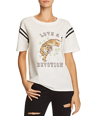 Pam & Gela Womens Love & Devotion Cotton Crewneck Graphic T-Shirt