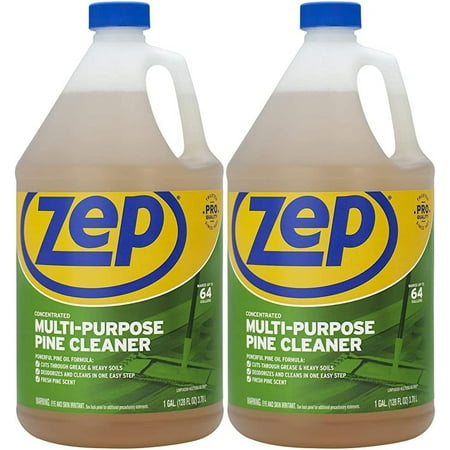 Zep Pine Multi-Purpose Cleaner 128 Ounces ZUMPP128 (Case of 4) All-Purpose Cleaner for Business and Home