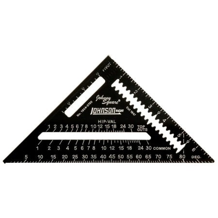 Johnson Level 1904-0700 Johnny Square Professional Ez Aluminum Rafter Square  7