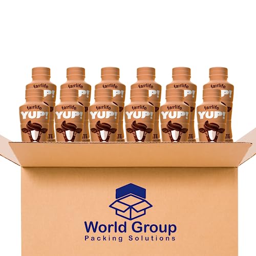 Fairlife YUP! Rich Chocolate Flavor 16g Protein - All Natural Flavors, Low Fat Ultra Filtered Milk Rich, 14oz Bottle (Pack of 12) by World Group Packi thumbnail