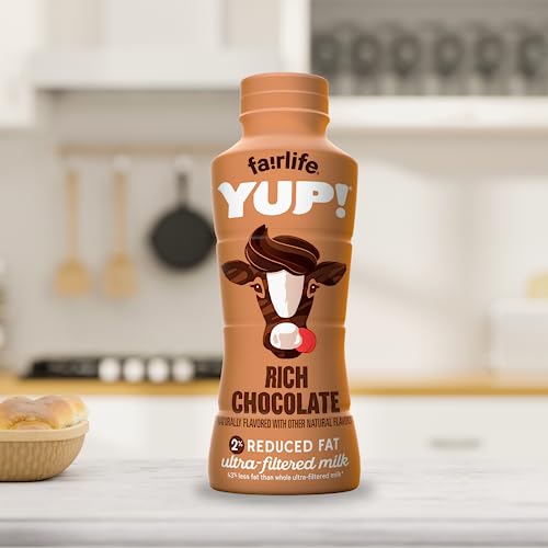 Fairlife YUP! Rich Chocolate Flavor 16g Protein - All Natural Flavors, Low Fat Ultra Filtered Milk Rich, 14oz Bottle (Pack of 12) by World Group Packi thumbnail