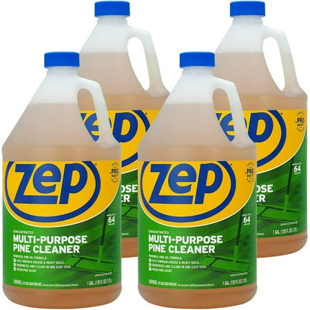 Zep Pine Multi-Purpose Cleaner 128 Ounces ZUMPP128 (Case of 4) All-Purpose Cleaner for Business and Home