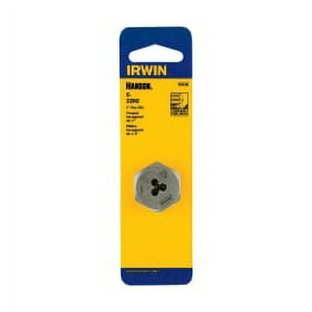 2PC Irwin Irwin - 9318 - Hanson High Carbon Steel SAE Hexagon Die 6-32NC 1/pc.