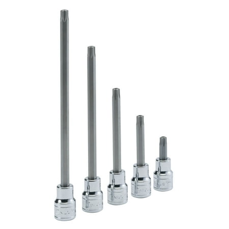 Genius Tools 3/8  Dr. T-40 Tamperproof Star Bit Socket  110mmL - 308+7540