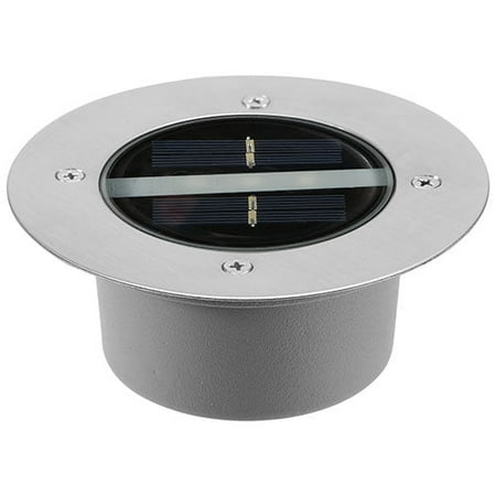 Solar LED Disk Lights IP44 Water-Resistant Light Sensor Lawn Light Auto on/Off Light Built in for Garden Yard Deck Path