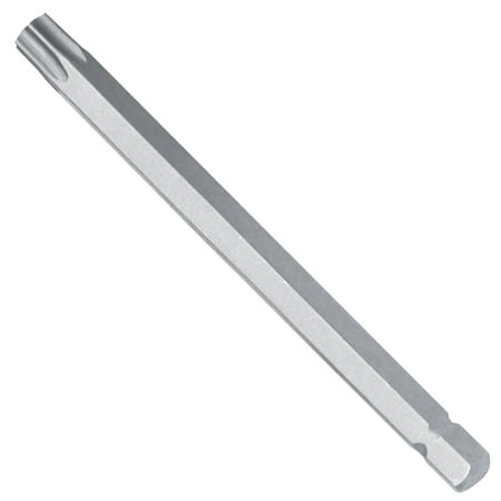 Genius Tools 1/4  Hex Shank  T-25 Tamperproof Star Screwdriver Bit  88mmL - 7525