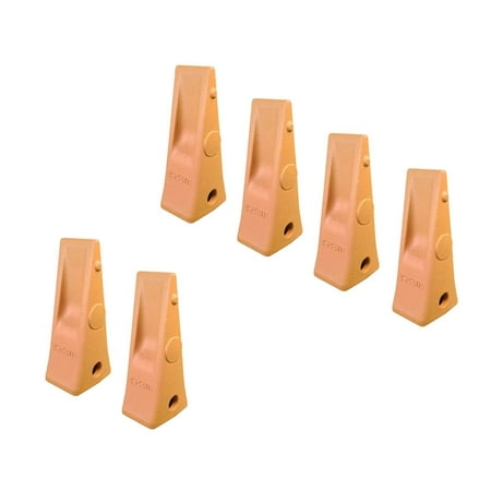 6 CAT Style Backhoe/Loader Bucket Dirt Teeth - 1U-3252