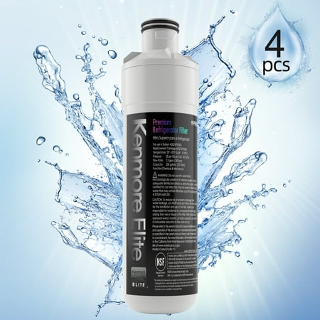4 PCS Kenmore Elite 9980 Replacement Refrigerator Water Filter for Replacement Compatible with LT1000P   LT1000PC  LT1000  ADQ747935  MDJ64844601  LMX