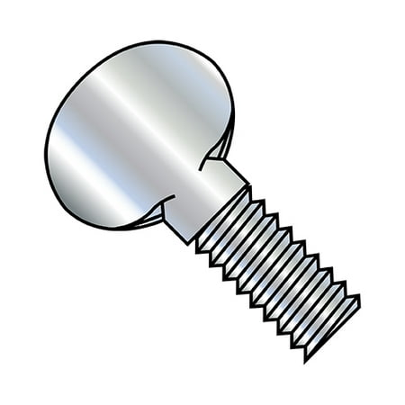 10-24X5/8 Thumb Screw Plain Fully Thread Zinc (Pack Qty 2 000) BC-1010T