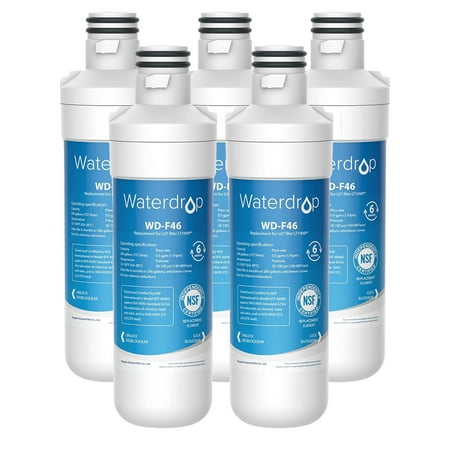Waterdrop LT1000PC ADQ747935 MDJ64844601 Refrigerator Water Filter  Replacement for LG® LT1000P®  ADQ74793501  ADQ74793502  Kenmore 46-9980  9980  P
