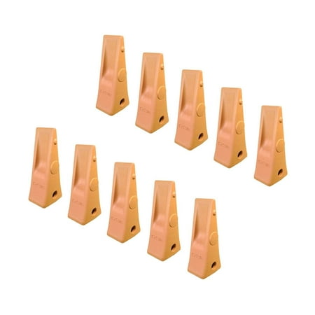10 CAT Style Backhoe/Loader Bucket Dirt Teeth - 1U-3252