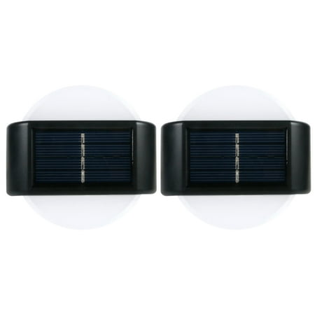 Moocorvic 2Pcs Solar Outdoor Lights Waterproof Solar Motion Sensor Outdoor Lights Waterproof Solar Powered Wall Lights for Garden Patio Yard Deck Pend