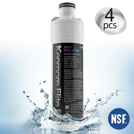 4 Pack Kenmore Elite 9980 469980 Refrigerator Water Filter  Compatible with LT1000PC/PCS  LT1000PC MDJ64844601  ADQ747935 ADQ74793504