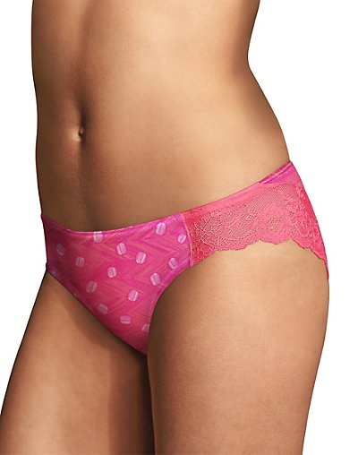 Maidenform Womens Comfort Devotion Lace Back Tanga - Best-Seller, 6