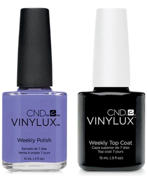 Creative Nail Design Vinylux Wisteria Haze Nail Polish & Top Coat (Two Items), 0.5-oz, from Purebeauty Salon & Spa