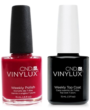 Creative Nail Design Vinylux Ripe Guava Nail Polish & Top Coat (Two Items), 0.5-oz, from Purebeauty Salon & Spa