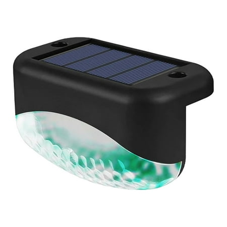 Fdelink Garden Light LED Solar Lamp Path Staircase Outdoor Wall Light Water Drop Lamp Solar Step Lights OutdoorLED Solar Fence Lights for Patio Stairs