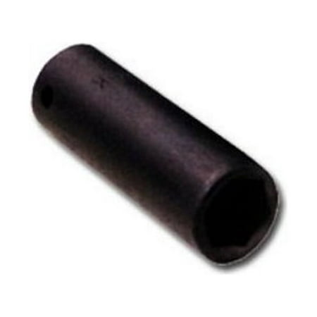 K Tool International KTI-32218 9/16 X 3/8  Drive 6-point Fractional Sae Deep Impact Chrome Socket [ea]