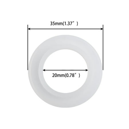 FANJIE Silicone Ring Gasket Replacement Bathtub Sink Pop up Plug Cap Washer Seal