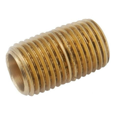 Anderson Metals 38300-0255 Standard Red Brass Nipple Pack of 5