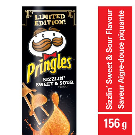 Pringles Sizzlin' Sweet & Sour Flavour, 156 G