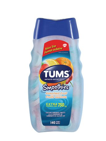 Tums Antacid Smoothies Assorted Fruit