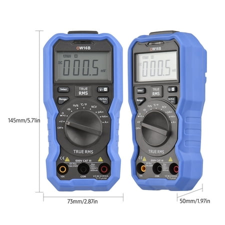 Owon OW16B Digital BT Multimeter   5999 Counts True RMS Auto Ranging  Backlight Voltage Meter  NCV Test  Temperature Measurement