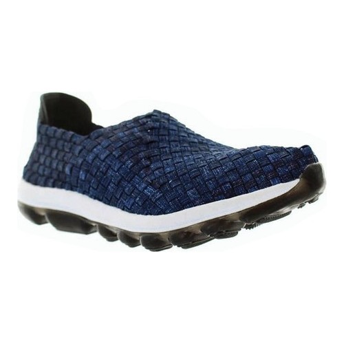 Women's Bernie Mev Gummies Gem Slip-on Sneaker, Size: 35 M, Denim Stretch Nylon