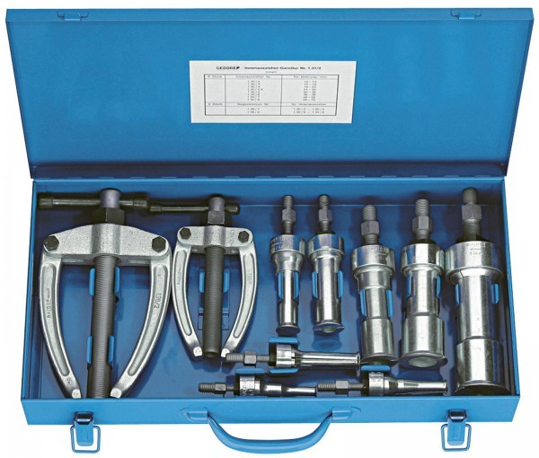 Gedore Mechanical Puller Kit, 12 to 45 Mm, 8-Piece