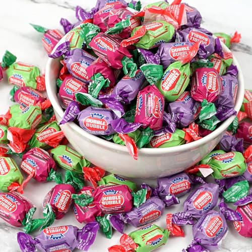 Dubble Bubble Assorted Fruit Flavored Gum - 2 Pound Bulk Bag (Approx. 140 Pieces) - Individually Wrapped Gum - the Hampton Popcorn & Candy Company (As thumbnail