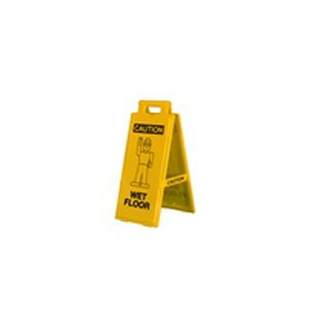 Cortina 03-600-50 Floor Stand - Caution Wet Floor W/fall Symbol (12 Pack)
