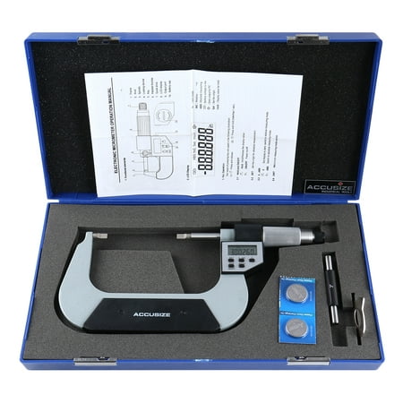 Accusize 2312-4010 Blade Electronic Digital Micrometers  3-4 in by 0.00005 in