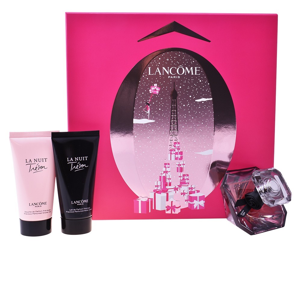 Lancome 1.7 Oz La Nuit Tresor Eau De Parfum Spray Gift Set for Women - 3 Piece