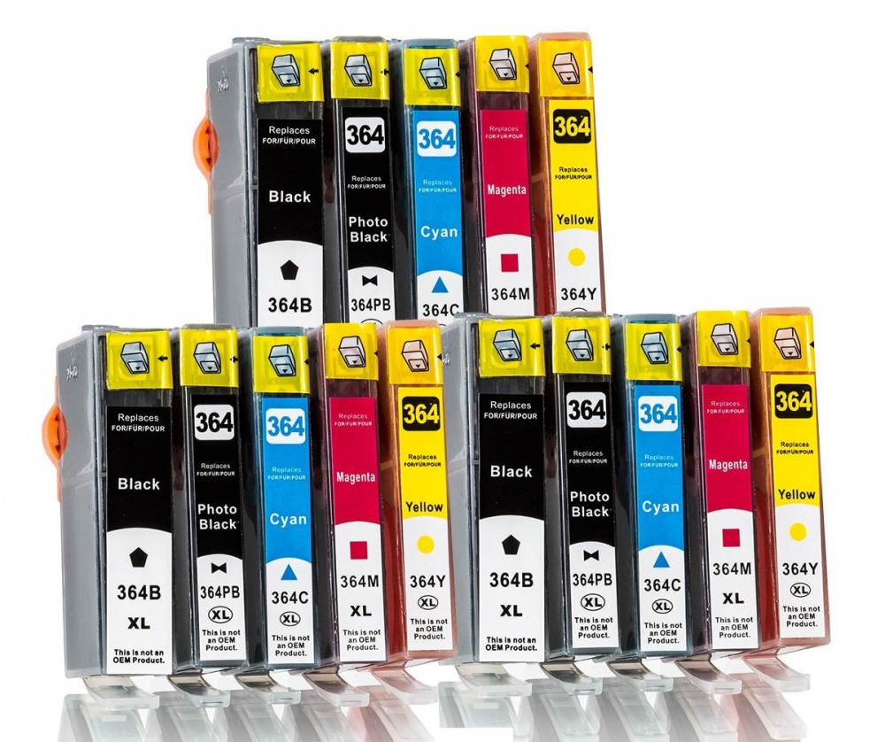 15 X Tintenpatrone Für HP 364Xl 364 XL HP Deskjet: 3070 / 3070A / D 5445 / D 5460