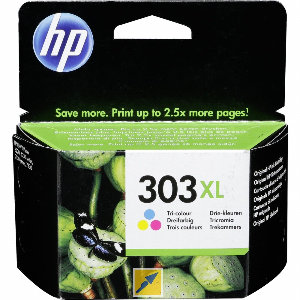 HP T6N03AE (303XL) Printhead Cartridge Colour 10ml