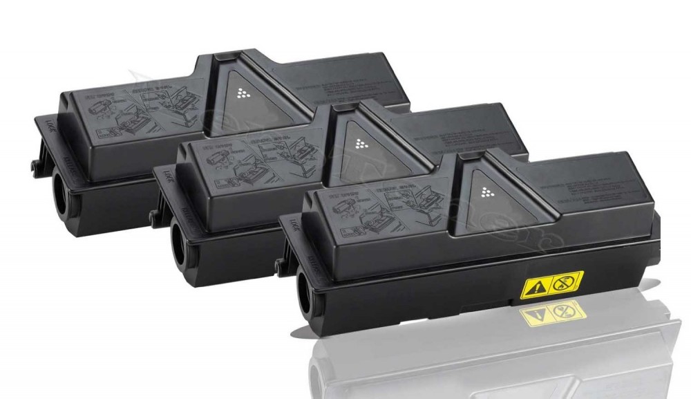 Merotoner® - 3x Toner Patrone Für Kyocera/Mita FS 1028 Mfp, FS 1128 Mfp, FS 1300 D/dn/dtn