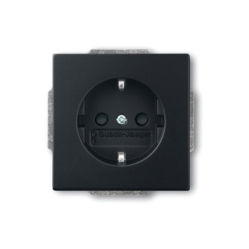 Busch-Jaeger Steckdoseneinsatz, Schwarz 20 EUC-885