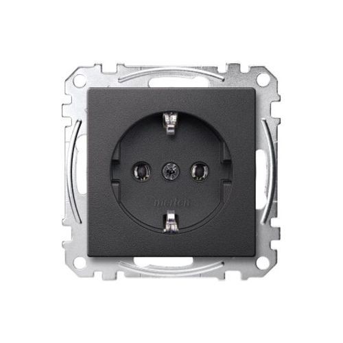 MERTEN SCHUKO-Steckdose 16A MEG2301-0414 Thermoplast Edelmatt 250V Anthrazit MEG2 MEG2301-0414 (MEG2301-0414)