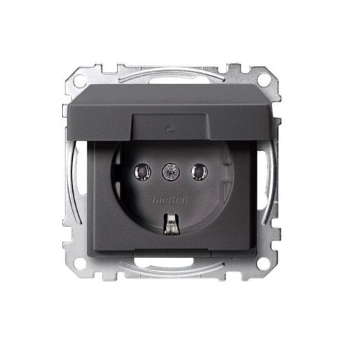 Steckdose SCHUKO MEG2311-0414 Anthrazit System M (MEG2311-0414)