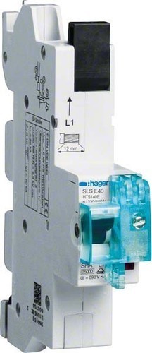 Hager HTS140E. Anzahl Der Pole: 1P. AC Eingangsspannung: 230-400 V, Nominale Stromabgabe: 40 a (HTS140E)
