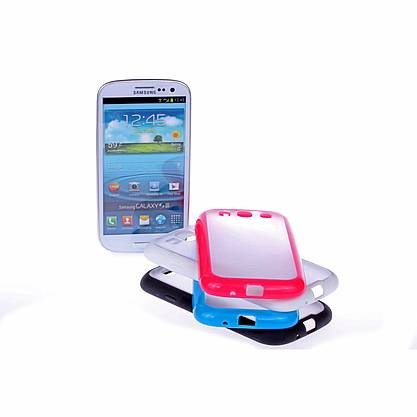 Schutzhüllen SET Mit Milchglaseffekt Für Samsung I 9300 Silikon Hülle